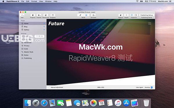 RapidWeaver(網(wǎng)頁制作軟件)v8.8.2 MacOS免費版【2】