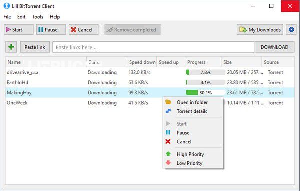 LIII BitTorrent Client(開(kāi)源bt下載器)v0.1.1.9免費(fèi)版【2】