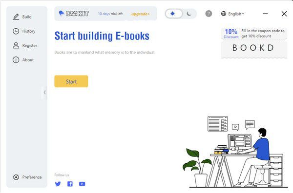 BookIt Desktop(網(wǎng)頁保存電子書軟件)v1.1.0免費版