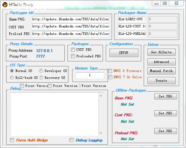 Hisuite Proxy(華為降級(jí)刷機(jī)工具)
