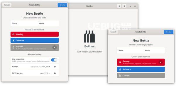 Bottles(Linux運行Win軟件)v1.0免費版