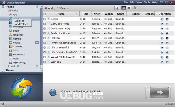 Leawo iTransfer(數(shù)據(jù)傳輸軟件)v2.0.0.5免費(fèi)版【3】
