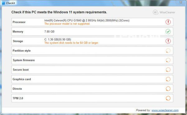Checkit(Windows 11檢測工具)