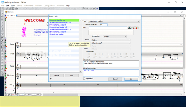 Melody Assistant(音樂作曲軟件)v7.9.3e免費版【2】