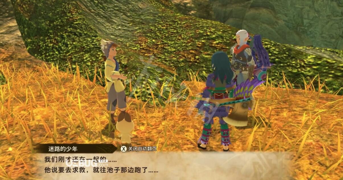 《怪物獵人物語2破滅之翼》游戲中三個迷茫森林孩子位置在哪