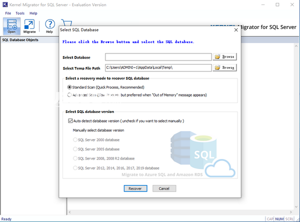 Kernel Migrator for SQL Serve v19.9免費版【2】
