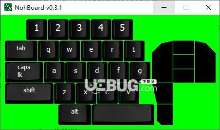 NohBoard(鼠標鍵盤操作顯示器)