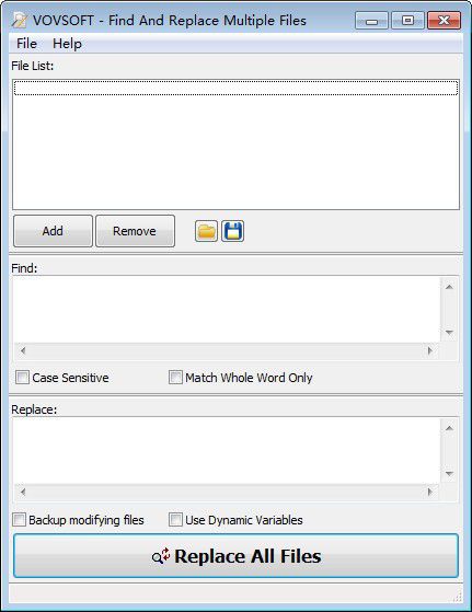 Find And Replace Multiple Files v2.0 免費(fèi)版