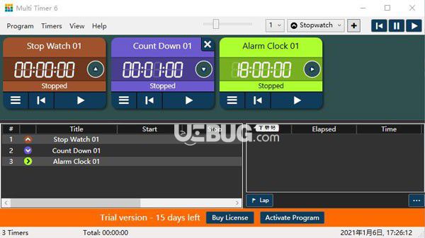 Programming Multi Timer(多功能計時器)