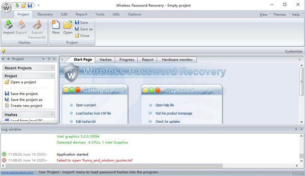 Passcape Wireless Password Recovery(網(wǎng)絡(luò)密碼工具)