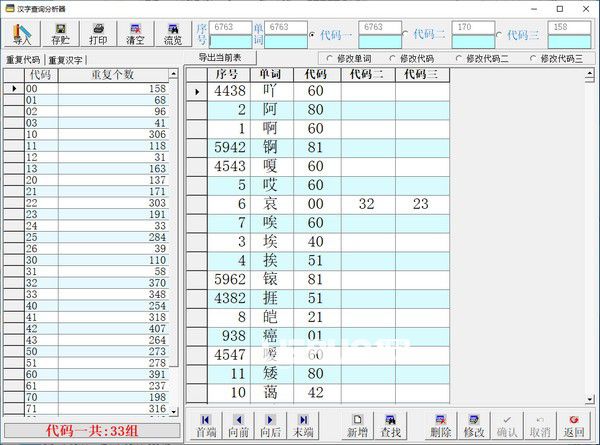 漢字查詢分析器