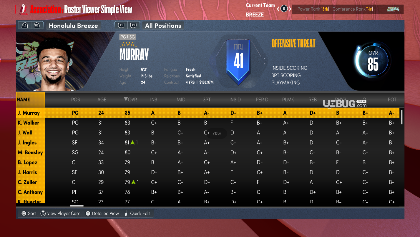 《NBA2K22》游戲中MySTAFF怎么訓(xùn)練球員