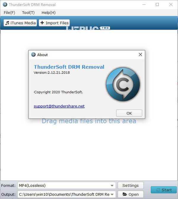 ThunderSoft DRM Removal(DRM清除工具)v2.12.21.2018免費(fèi)版【2】