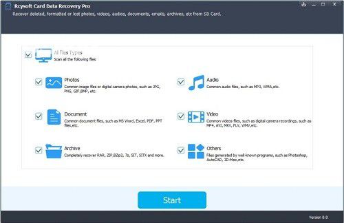 Rcysoft Card Data Recovery 8.8 免費版