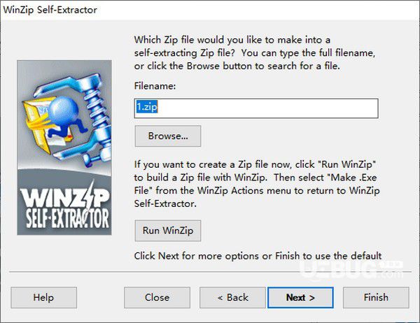 WinZip Self-Extractor(文件解壓工具)