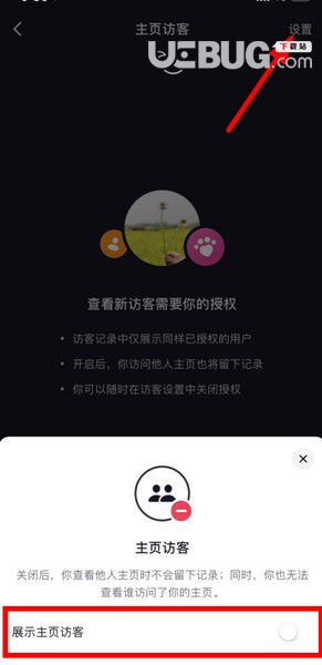 新版抖音顯示查看新訪客需要授權是什么意思