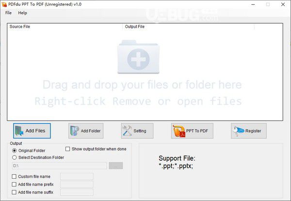PDFdu PPT To PDF Converter(PPT轉(zhuǎn)PDF轉(zhuǎn)換器)