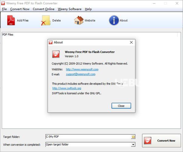 Weeny Free PDF to Flash Converter v1.0 免費版【2】