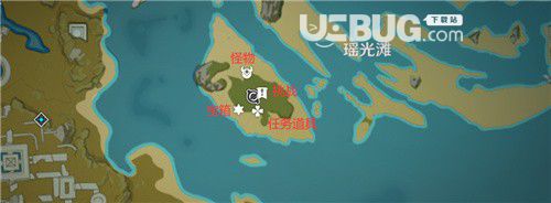 《原神手游》古時孤影瑤光灘勘測點位置在哪