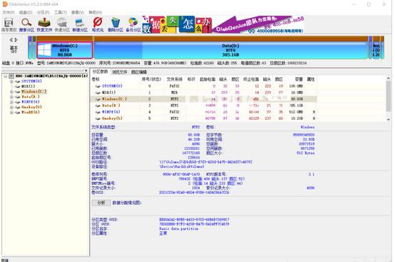 DiskGenius磁盤管理與數(shù)據(jù)恢復(fù)軟件 v5.4.3.8【2】