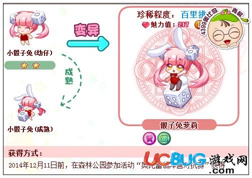 奧比島骰子兔蘿莉怎么得 在哪得