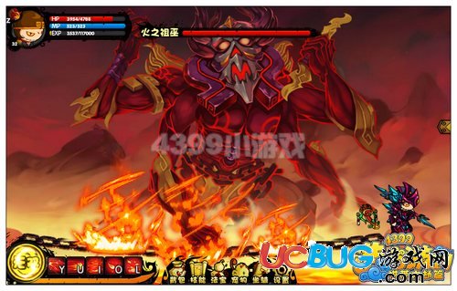 造夢西游4火之祖巫技能長臂揮舞