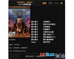 偉大時代:中世紀修改器v1.0 +7 中文版