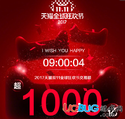 2017天貓雙11成交額實時最新數(shù)據(jù)查詢大全