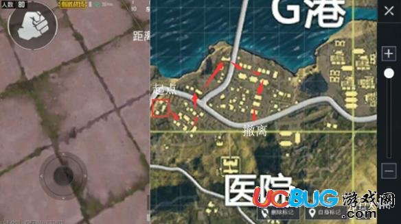 《刺激戰(zhàn)場手游》G港下城區(qū)怎么落點(diǎn)