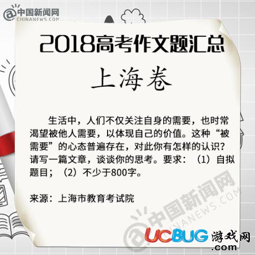 2018年全國(guó)8套卷高考語(yǔ)文作文題目匯總大全