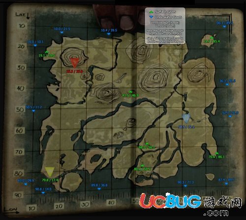 方舟生存進化礦洞地圖在哪