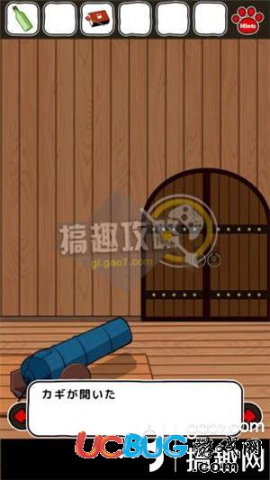 《逃脫游戲救救我喵2海盜篇》第2關怎么通過