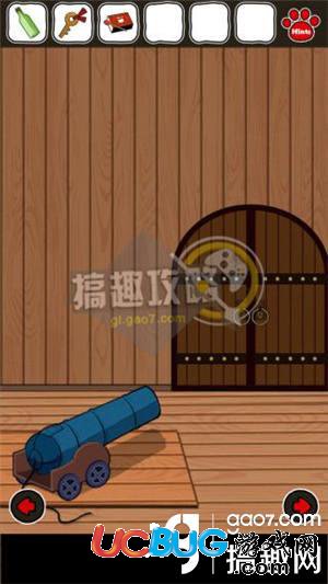 《逃脫游戲救救我喵2海盜篇》第2關怎么通過