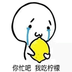 你忙吧我吃檸檬表情包大全