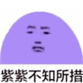 紫紫不知所措表情包9P下載